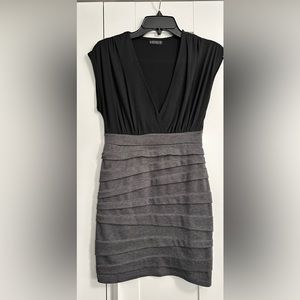 Black & Gray Venus Dress